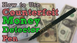 How to Use a Counterfeit Detection Pen  Marker [upl. by Gabriell]