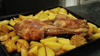 Pierna o paletilla de cordero al horno con patatas MUY JUGOSA [upl. by Eelahc]