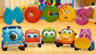 Mocas Little Monster Cars  Cartoons Full Episodes  Toy Cars amp Toy Trucks for Kids [upl. by Cicero248]