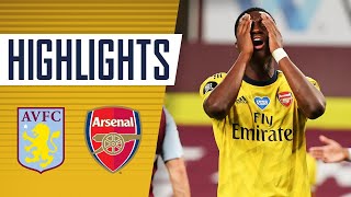 HIGHLIGHTS  Aston Villa 10 Arsenal  Premier League [upl. by Ahseeyt]