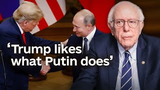 Bernie Sanders on Trump’s alignment with Russia [upl. by Rachael]