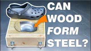 How I made steel toe crocs with wood [upl. by Rouvin]