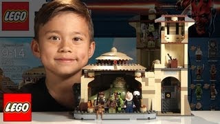 JABBAS PALACE Lego Star Wars Set 9516  Timelapse Build Unboxing amp Review in 1080p HD [upl. by Aleet]