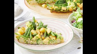 Recept  Frittata van groene groenten  Colruyt [upl. by Sutphin373]