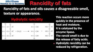 B3 Rancidity of fats and oils SL [upl. by Rew]