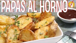 Cómo Hacer PAPAS AL HORNO Crocantes NO SE PEGAN  no falla  Tenedor Libre [upl. by Aihsenek843]