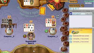 Pogo Games Casino Island Blackjack Retired [upl. by Sibelle]