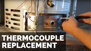 Thermocouple Replacement on a Water Heater [upl. by Drais]