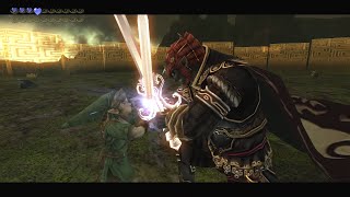 Zelda Twilight Princess HD  Final Boss Battle Dark Lord Ganondorf Hero Mode  Ganondorf amiibo [upl. by Good]