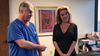 Houston Chiropractor Dr Gregory Johnson Adjust Tomball Lady For Severe Lower Back Pain amp Spasm [upl. by Llenaj]