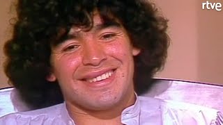 MARADONA  Entrevista 1982  Archivo RTVE [upl. by Eneryc]