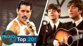 Top 20 Most Important Moments in Music History [upl. by Eudora33]