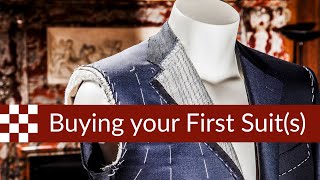 How to Build a Wardrobe  Buying Your First Suits [upl. by Avirt]