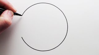 How to Draw a Perfect Circle Freehand Narrated Step by Step [upl. by Nigrom375]