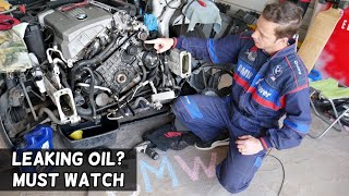 MOST COMMON OIL LEAKS ON BMW [upl. by Meela310]