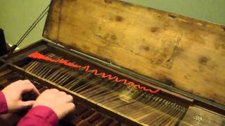 Original Clavichord c1620 Mirrey Collection Antonio de Cabezón [upl. by Ehcar]