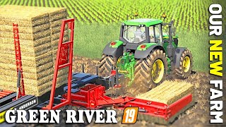 OUR NEW FARM  Green River Farming Simulator 19  Episode 1 [upl. by Pironi614]