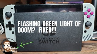 Nintendo Switch Flashing Green Light FIXED [upl. by Marcell420]