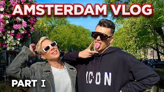 AMSTERDAM VLOG  PART 1 [upl. by Eilsehc522]