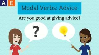 Modals for Advice Should amp Should Not [upl. by Ardle216]