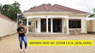 Simple 4 bedroom house tour in Uganda [upl. by Annaierb]