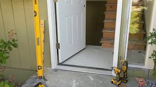 Jeld Wen Front Door Installation  Really crappy products and craftsmanship PART 1 [upl. by Cozza]