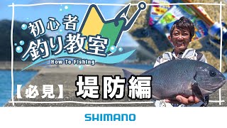 【魚釣りをわかりやすく解説】シマノ初心者釣り教室 ～堤防編～【堤防や防波堤で楽しく魚釣り】 [upl. by Vivien]