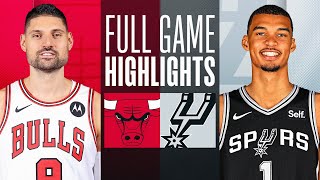 BULLS at SPURS  FULL GAME HIGHLIGHTS  December 8 2023 [upl. by Merrilee]