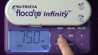 Flocare Infinity Enteral Feeding Pump  Programming [upl. by Naimaj]