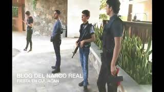 FIESTA EN CULIACAN DE SICARIOS BLOG DEL NARCO NOVIEMBRE 2017 NARCO FIESTA [upl. by Alenairam]