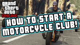 How to setup a motorcycle club in GTA 5 Explained [upl. by Anilehs]