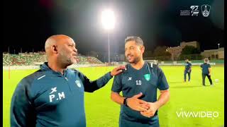 Pitso Mosimane speaking Arabic [upl. by Ihc]