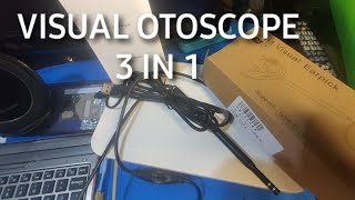 3 in 1 Visual Earpick ■ Visual Otoscope ■ unbox and Guide [upl. by Atworth]