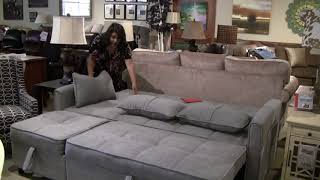 Convertible Sofa  From Sofa To King Size Bed  Laineys Furniture [upl. by Humo748]