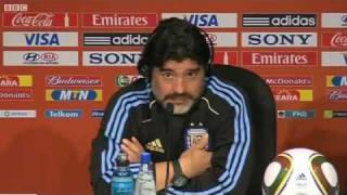 Hilarious Maradona interview with English reporters [upl. by Dominic]