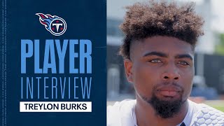 Stay on Top of My Plays Stay on Top of Conditioning  Treylon Burks Player Interview [upl. by Kaiser4]