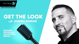 Revamp Professional  Progloss Multiform Hot Styling Brush Tutorial with Joseph Koniak [upl. by Goulder]