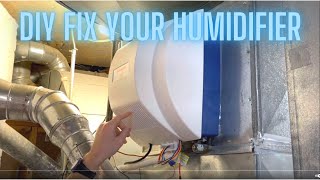 Honeywell House Humidifier  Motor Replacement [upl. by Imoyn373]