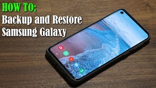 How to Backup and Restore your Samsung Smartphone Contacts Messages Settings etc [upl. by Annawt44]