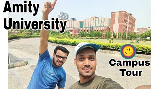 Amity University Greater Noida  Full Campus Tour 🔥😍 ll Best College Campus ll Vlogs Rachit [upl. by Alvis66]