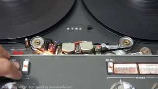 ReVox A77 Mk IV High Speed spring 1975 interior [upl. by Ahsym]