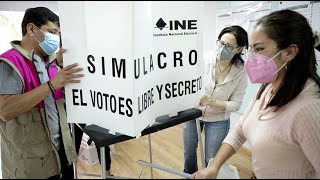 Conoce cómo son los Simulacros de votación para las Elecciones2021MX [upl. by Vanya740]