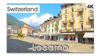 City Walk in Locarno Ticino Switzerland 4K [upl. by Eitteb884]