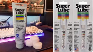 Not Lubed vs Lubed Switches  Using SUPER LUBE Oil not Spray [upl. by Correna568]