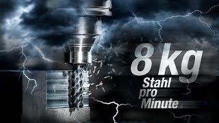 REKORD Zerspanrekord 1000 cm3  min  Gühring amp Chiron [upl. by Kenweigh546]