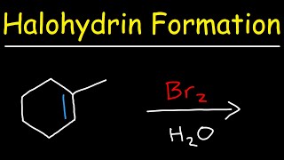 Alkene  Br2  H2O [upl. by Berners]