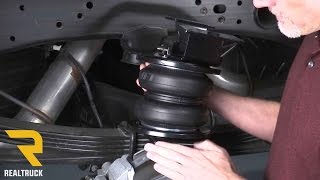 How to Install Air Lift LoadLifter Air Bag Kits on a 2017 Silverado 2500 HD [upl. by Ssalguod]