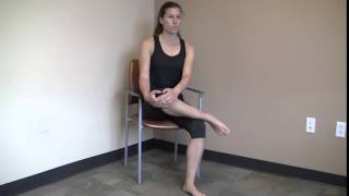 Seated Piriformis Stretch [upl. by Weidar868]