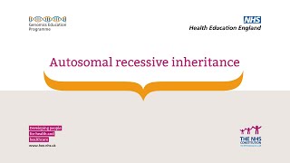 Autosomal recessive inheritance [upl. by Eldreda]