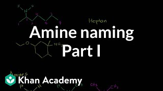 Amine naming introduction  Amines  Organic chemistry  Khan Academy [upl. by Seyler]